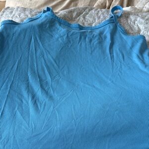 No Boundaries Light Blue Ribbed Camisole